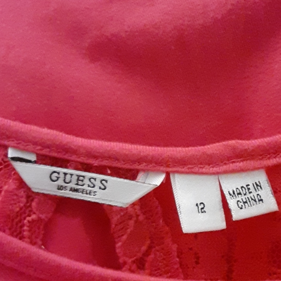 NEW Girls Guess Pink Dress - Picture 5 of 6